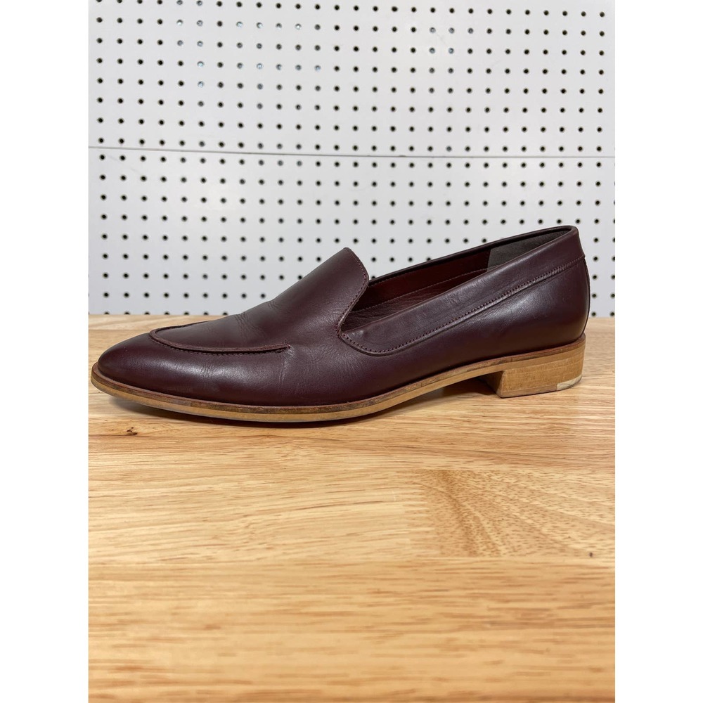 Everlane The Modern Loafer Slip On Leather Burgundy Sz 11
